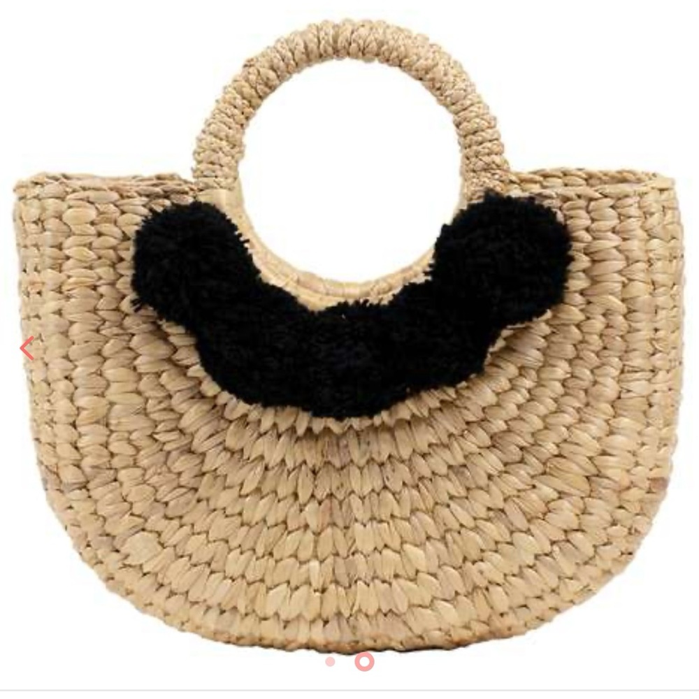 SEA & GRASS Camryn Pom Pom Tote NEW